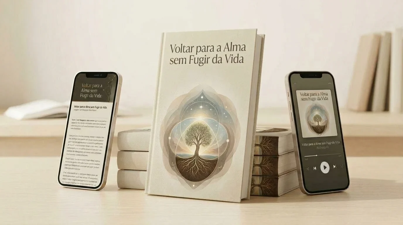 Mockup do bônus Voltar para a Alma sem Fugir da Vida